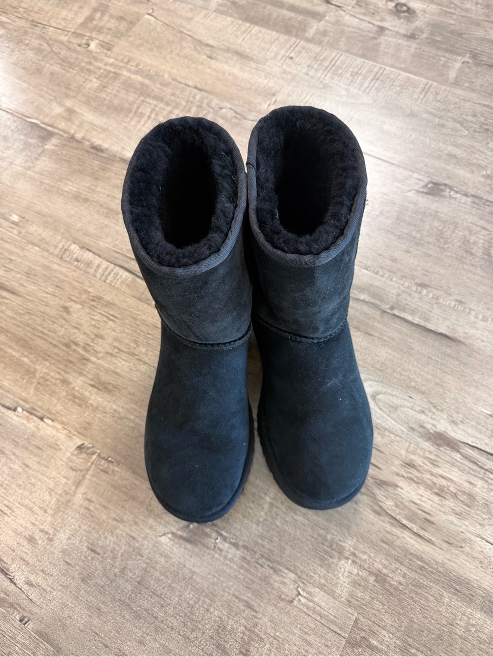 UGG Black Classic Short Suede Boots